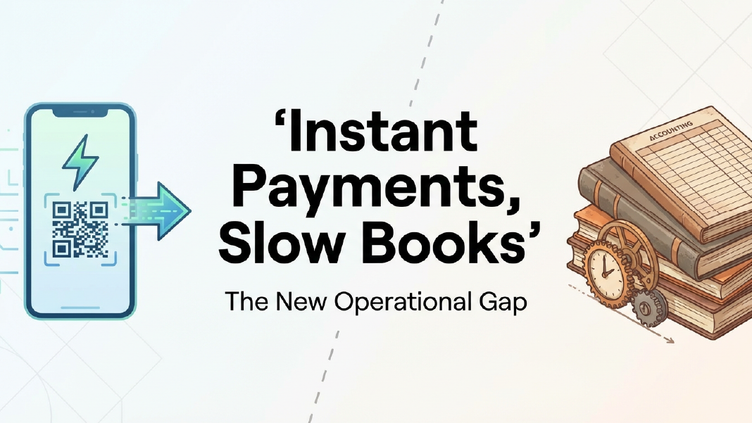 Payments Are Instant, But Books Are Not: The New Gap Between Money Movement and Record Keeping